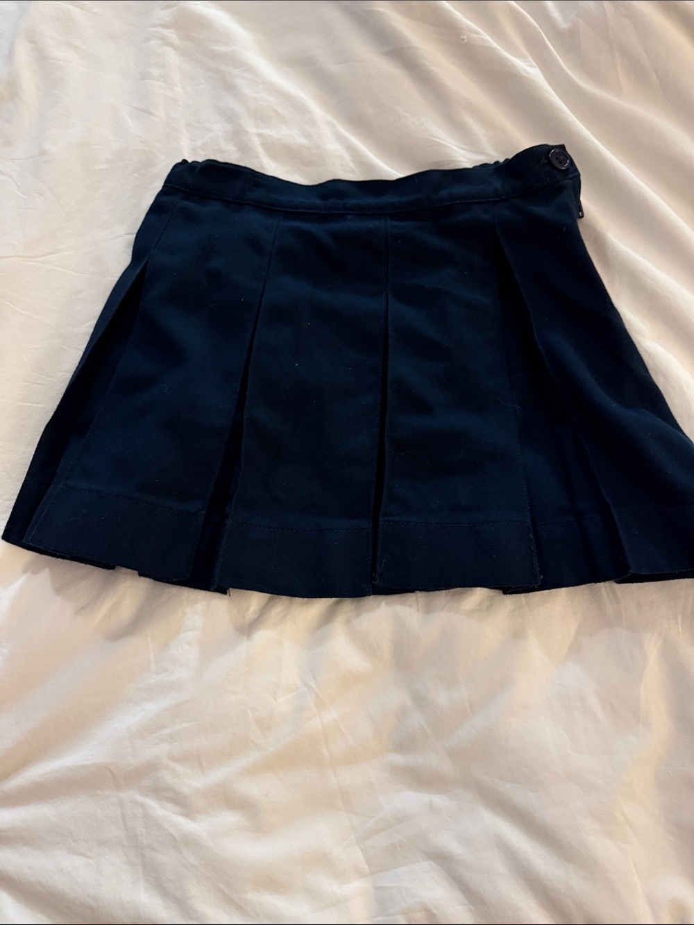 Lands’ End school uniform Box pleat skirt